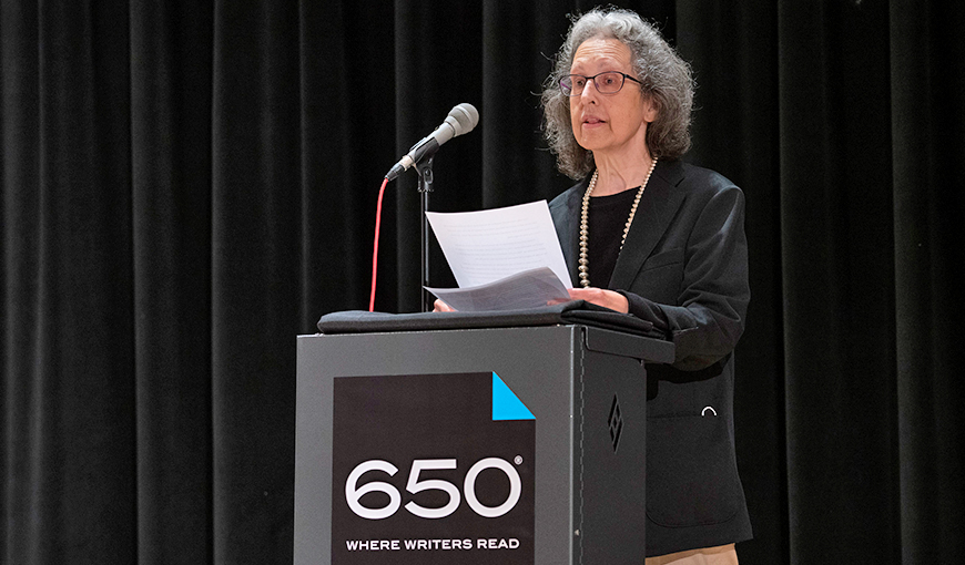 Ann Levin Reads The Haunted House at Read650 event Sunday 